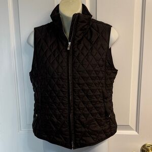 Talbot’s Black Quilted Vest